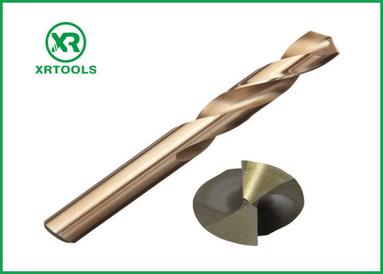 ซื้อ HSS - M35 ดอกสว่านความเร็วสูง 118 ° DIN 1897 ขยายความยาวสีเหลืองอำพัน การผลิตออนไลน์