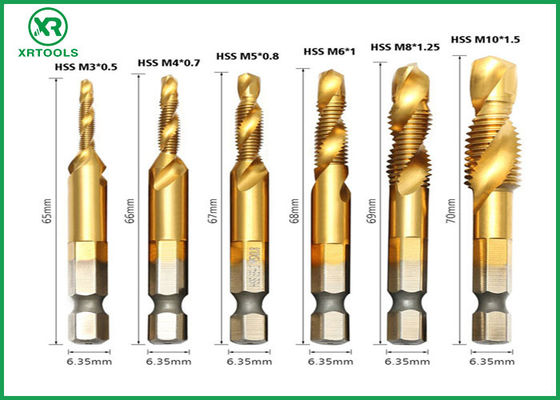 ซื้อ HSS Machine Taps with 6H Tolerance DIN371 Standard and H1 H2 H3 H4 Precision for Metric Threads การผลิตออนไลน์